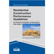 Residential Construction Performance Guidelines, Contractor Reference