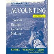 Accounting: Tools for Business Decision Making, Working Papers, Volume 1 , 2nd Edition