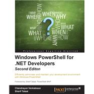 Windows Powershell for .net Developers book cover, ISBN 9781785287435