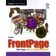 Create Front-Page Web Pages in a Weekend