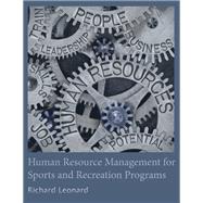 Human Resource Management for Sports and Recreation Programs