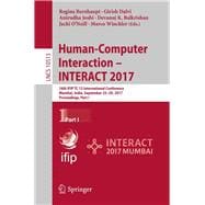 Human-computer Interaction - Interact 2017