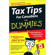 Tax Tips For Canadians For Dummies<sup>®</sup> 2006
