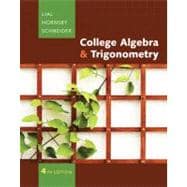 College Algebra and Trigonometry