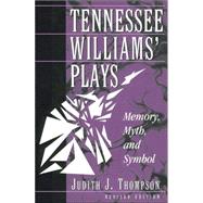 Tennessee Williams' Plays: Memory, Myth, and Symbol