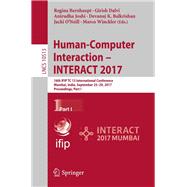 Human-Computer Interaction - INTERACT 2017