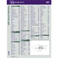 ICD-9-CM 2013 Express Reference Coding Card Ear/Nose/throat