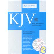 KJV Pitt Minion Reference Edition : R182 Burgundy Bonded Leather