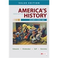 America's History, Value Edition, Volume 2 Value Edition