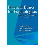Practical Ethics for Psychologists,9781433827457