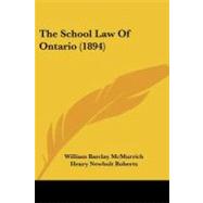 The School Law of Ontario
