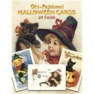 Old-Fashioned Halloween Cards 24 Cards
