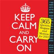 Keep Calm and Carry On 2013 Calendar