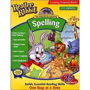 Reader Rabbit Spelling 1st Grade: Fun Interactive Learning Workbook with CDROM and Sticker