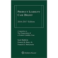 Product Liability Case Digest 2016-2017