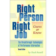 Right Person Right Job
