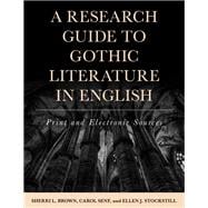 A Research Guide to Gothic Literature in English Print and Electronic Sources