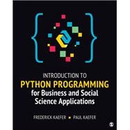 Introduction to Python Programming for Business and Social Science Applications
