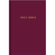 KJV Pew Bible, Garnet Hardcover Holy Bible