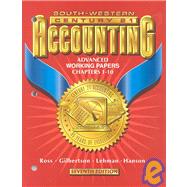 Century 21 Accounting: Advanced Working Papers Chapters 1-24