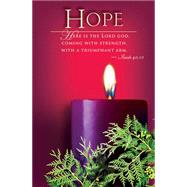 Advent Sunday 1 Hope Bulletin 2014, Regular, Package of 50