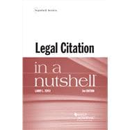 Legal Citation in a Nutshell(Nutshells)