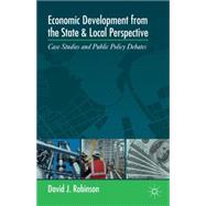 Economic Development from the State and Local Perspective