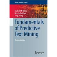 Fundamentals of Predictive Text Mining