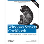 Windows Server Cookbook, 1st Edition