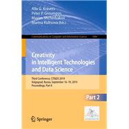 Creativity in Intelligent Technologies and Data Science