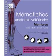 Mémofiches Anatomie Vétérinaire - Membres couverture