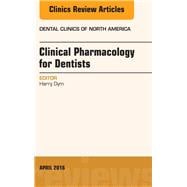 Pharmacology for the Dentist