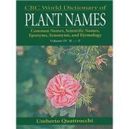 CRC World Dictionary of Plant Names,9780367447502