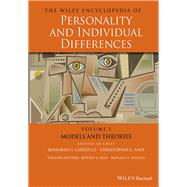 The Wiley Encyclopedia of Personality and Individual Differences, Models and Theories