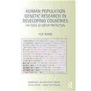 Human Population Genetic Research in Developing Countries: The Issue of Group Protection