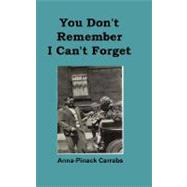 You Don't Remember - I Can't Forget