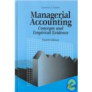 Managerial Accounting : Concepts and Empirical Evidence
