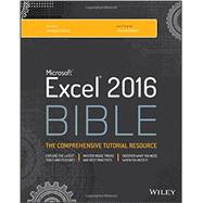 Microsoft Excel 2016 Bible,9781119067511