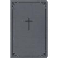 CSB Thinline Bible, Value Edition, Charcoal LeatherTouch