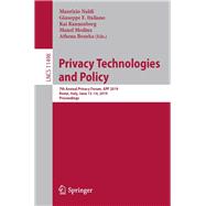 Privacy Technologies and Policy