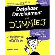 Database Development For Dummies