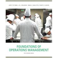 Foundations of Operations Management, Third Canadian Edition,