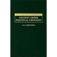 The Cambridge Companion to Ancient Greek Political Thought