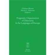 Pragmatic Organization of Discourse in the Languages of Europe