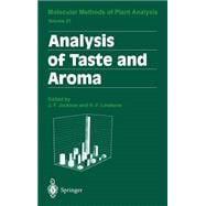 Analysis of Taste and Aroma