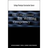 Basic College Grammar for Writing Competency