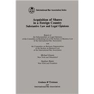 Acquisition of Shares in a Foreign Country,9781853337550