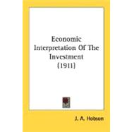 Economic Interpretation Of The Investment