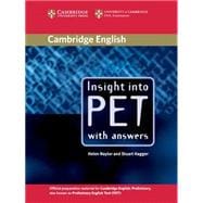 Insight into PET Student's Book with Answers