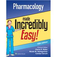 Pharmacology Made Incredibly Easy,9781975177553